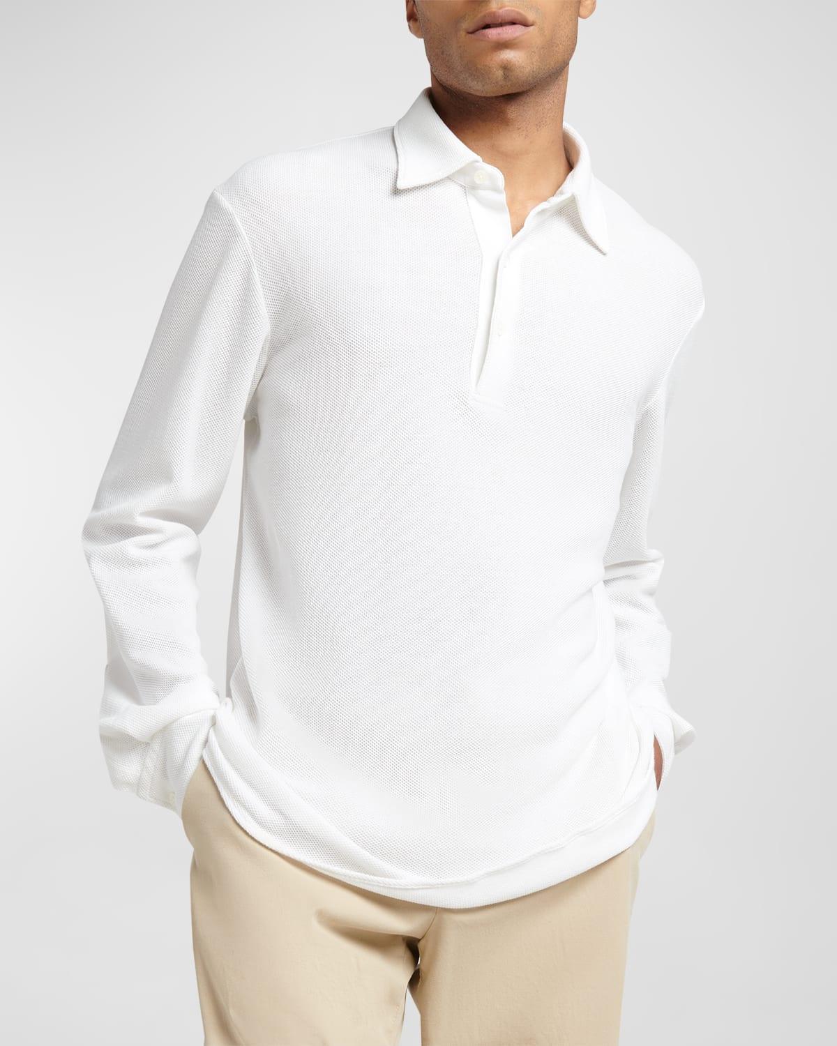 Mens Cotton Jersey Pique Polo Shirt product image