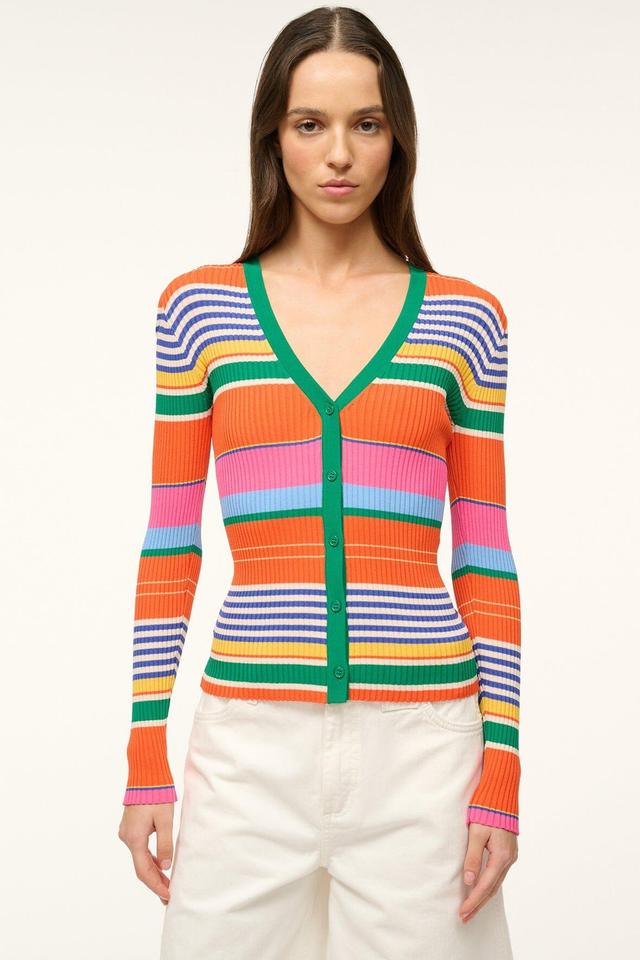 CARGO SWEATER | MULTI BAYADERE STRIPE Product Image