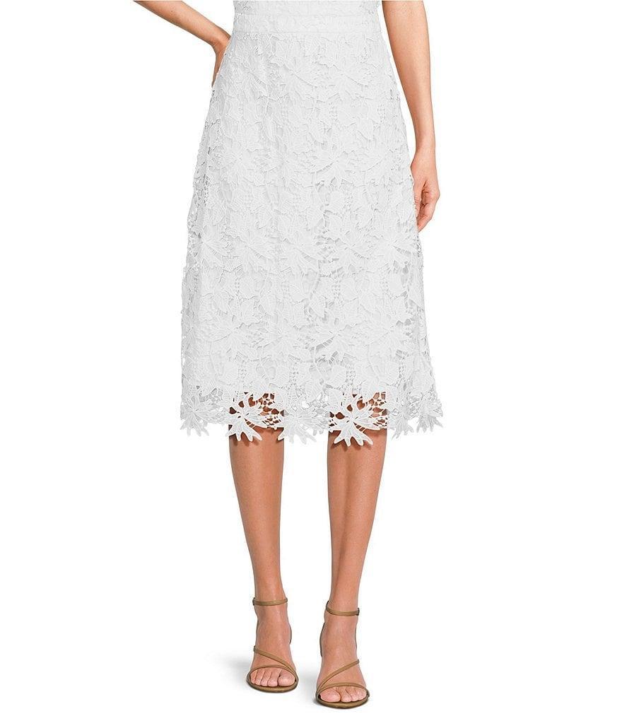 Lucy Paris Raye Lace Coordinating Midi Skirt product image