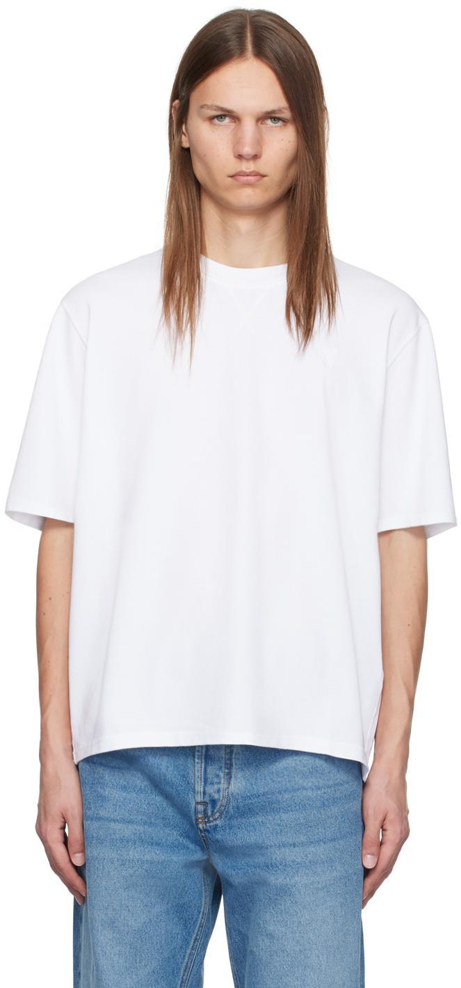 White Ami De Coeur T-shirt In White/100 Product Image