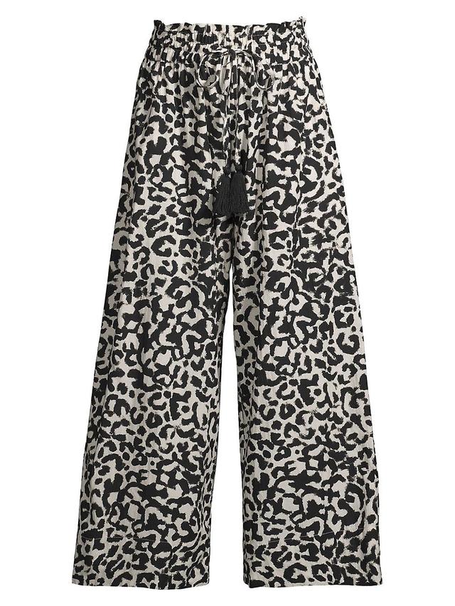 Womens Brooke Cotton-Blend Drawstring Pants Product Image