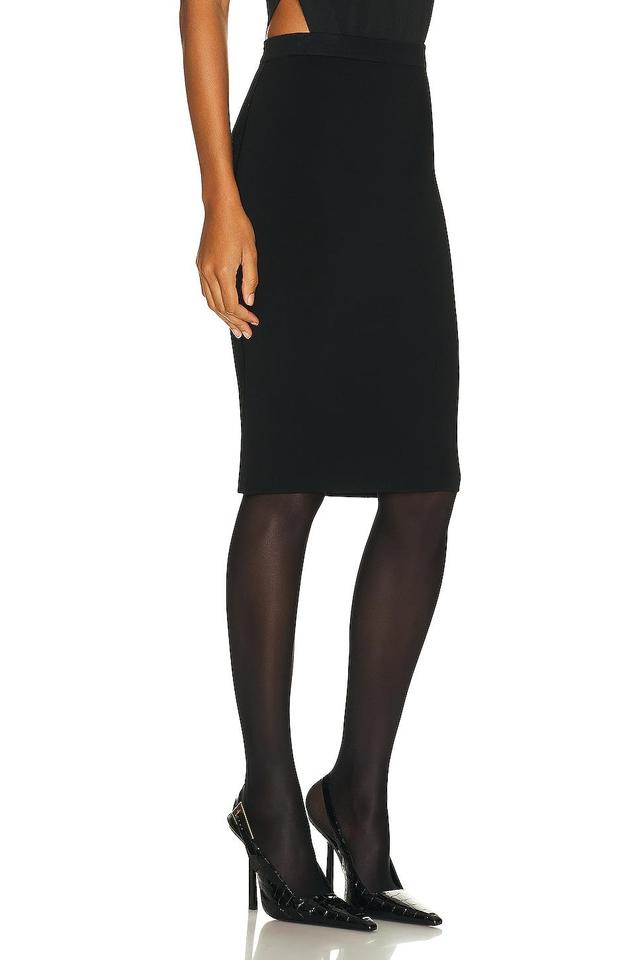 Saint Laurent Jersey Skirt in Black Product Image