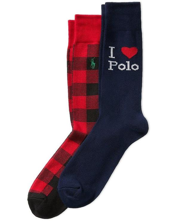 Polo Ralph Lauren I Love Polo Slack Socks 2-Pack Product Image