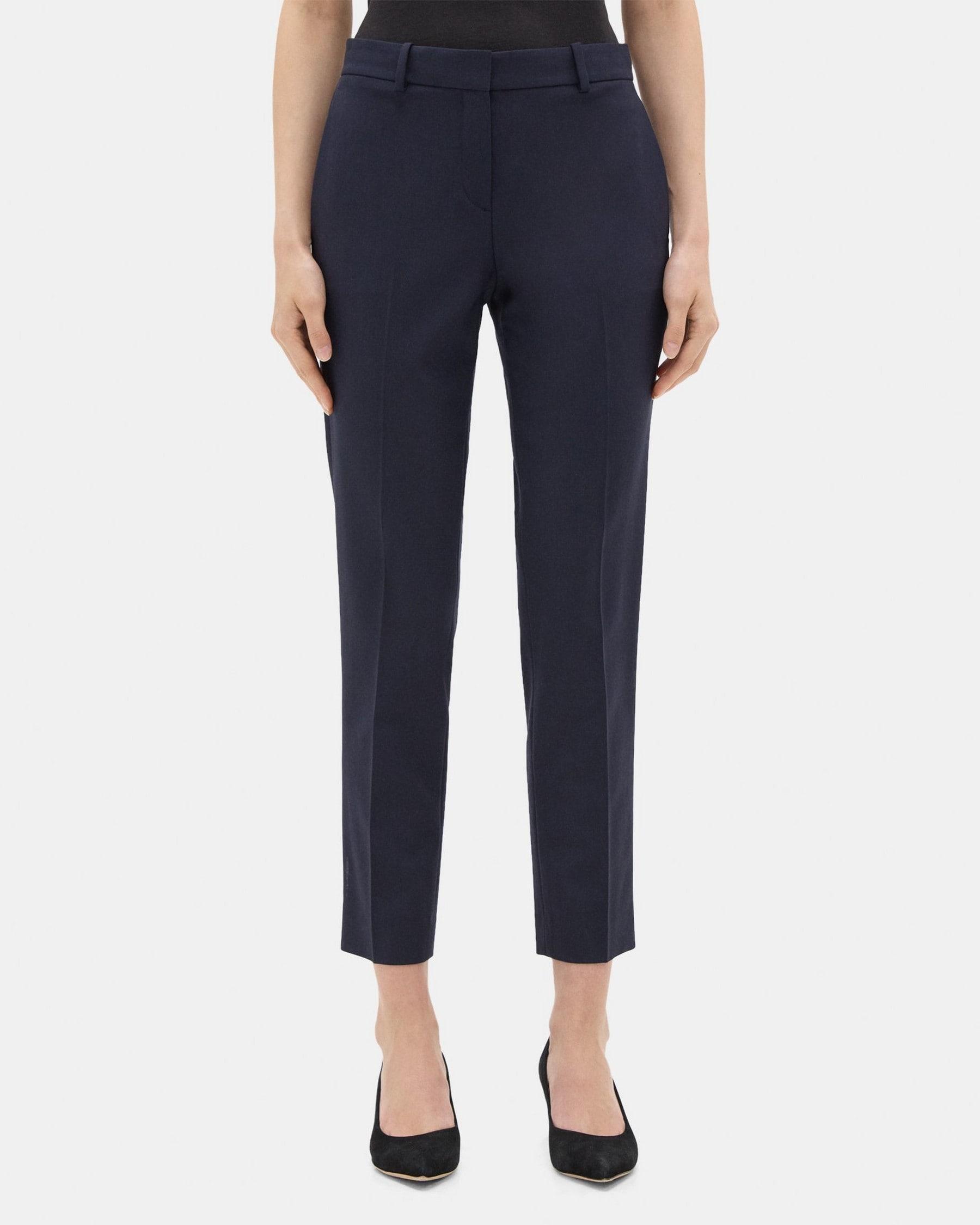 Classic Crop Pant in Sevona Stretch Wool product image