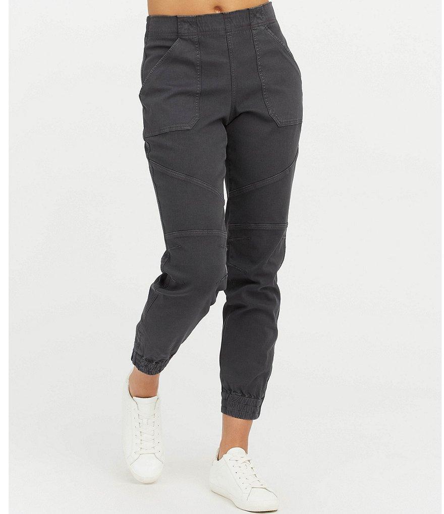 Spanx Stretch Mid Rise Twill Joggers Product Image