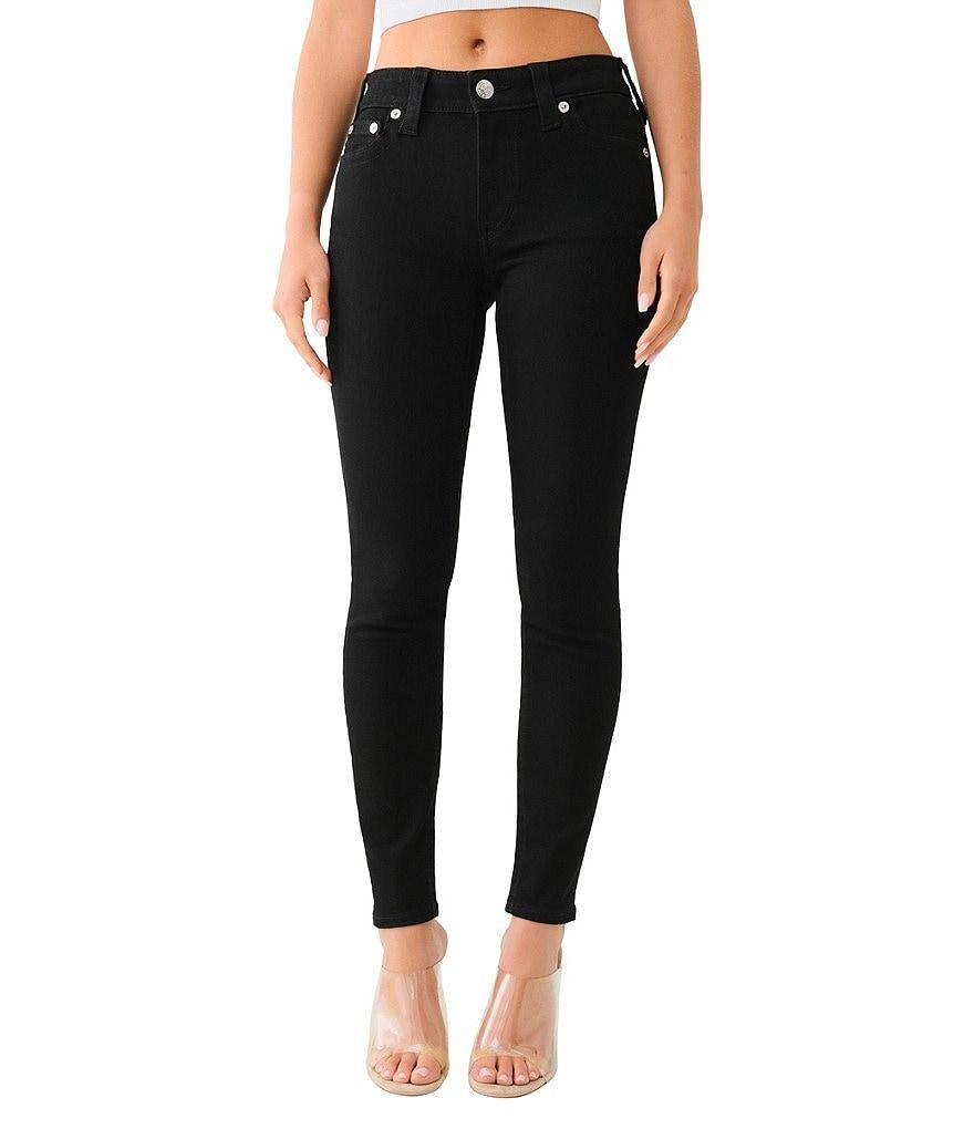 True Religion Jennie Mid Rise Curvy Skinny Jeans Product Image