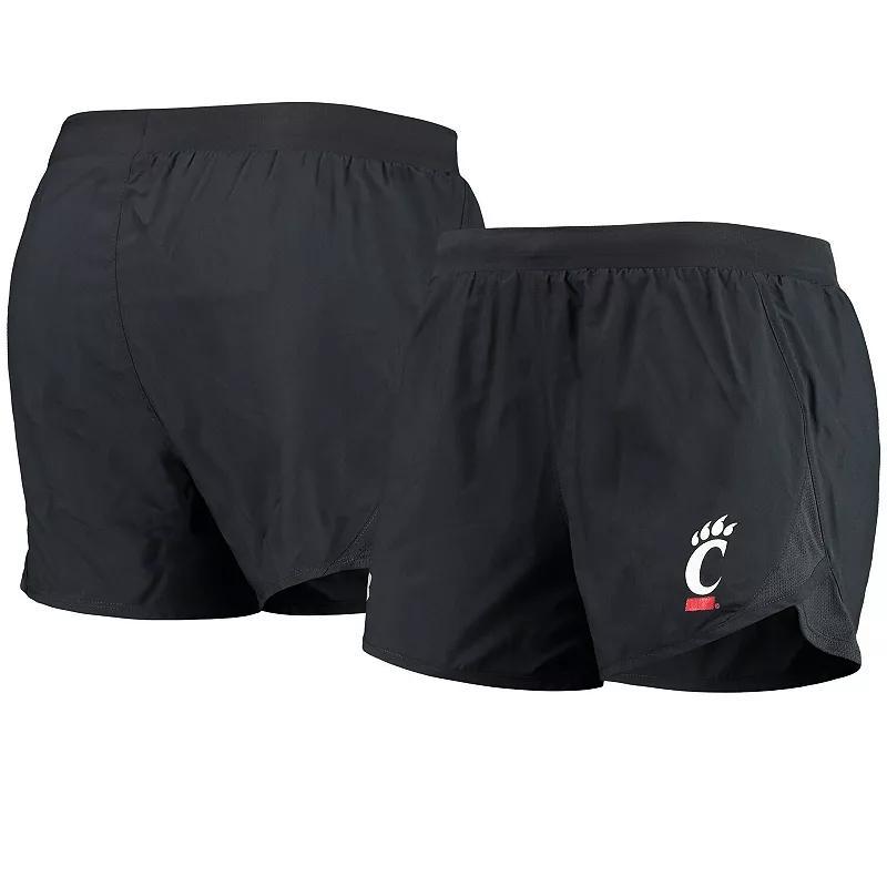 Womens Under Armour Cincinnati Bearcats Fly By Run 2.0 Performance Shorts Product Image