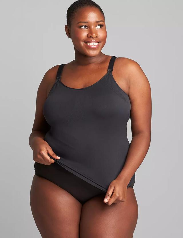 Lane Bryant Seamless Nursing Cami 22/24 Black Product Image