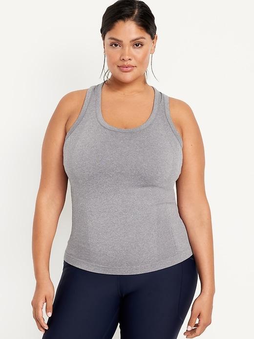 Fitted Seamless Tank Top Product Image