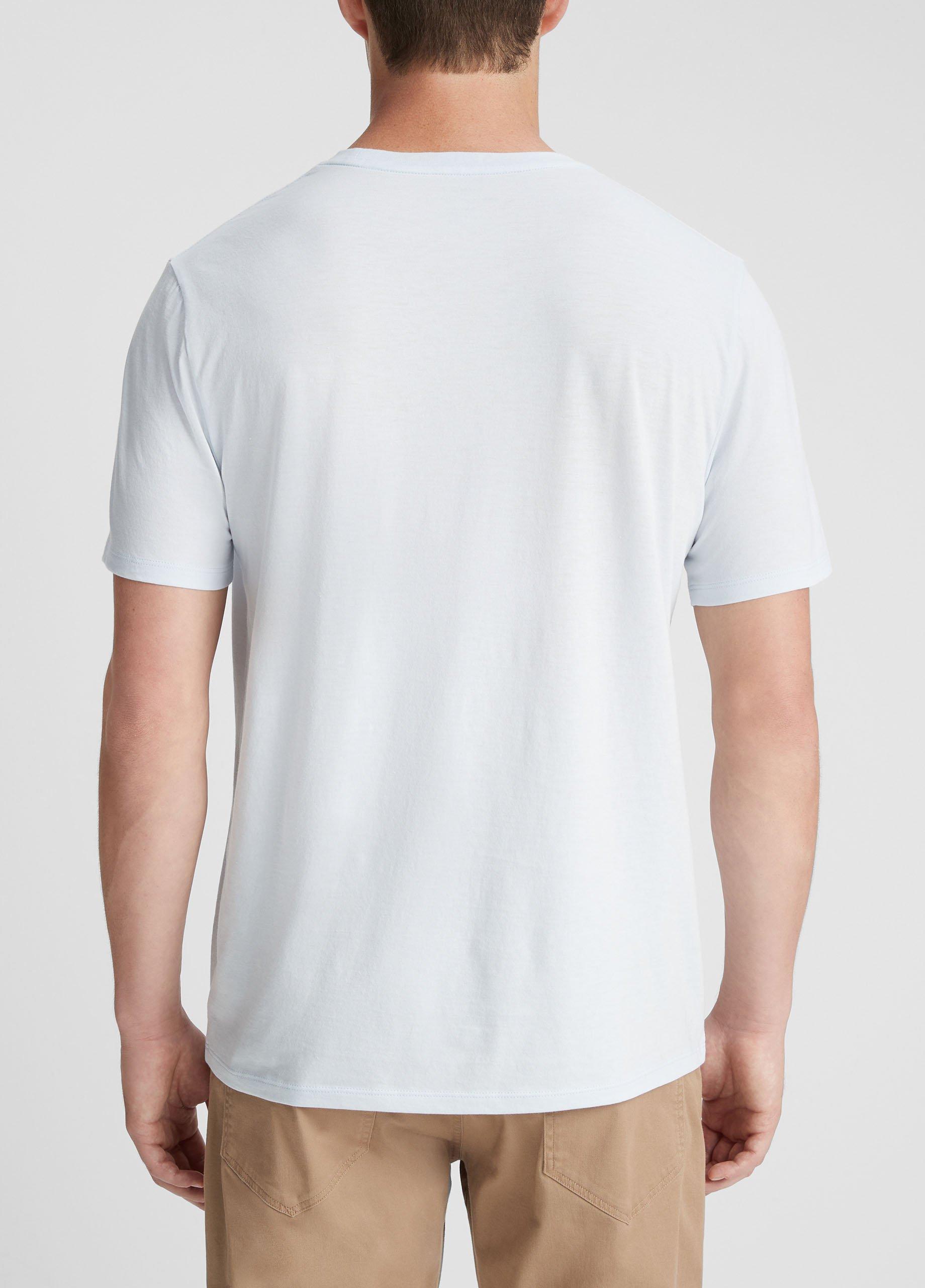 Pima Cotton Crew Neck T-Shirt Product Image