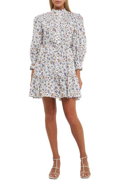 English Factory Floral Balloon Sleeve Shirtdress Product Image