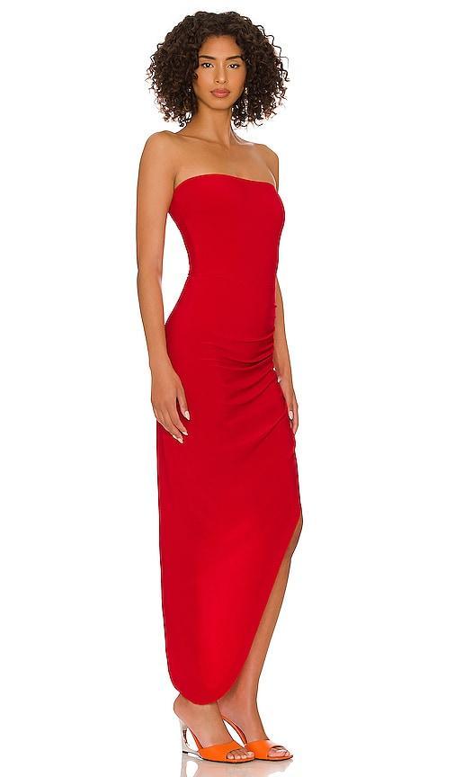 Norma Kamali Side Drape Gown Size L. Product Image