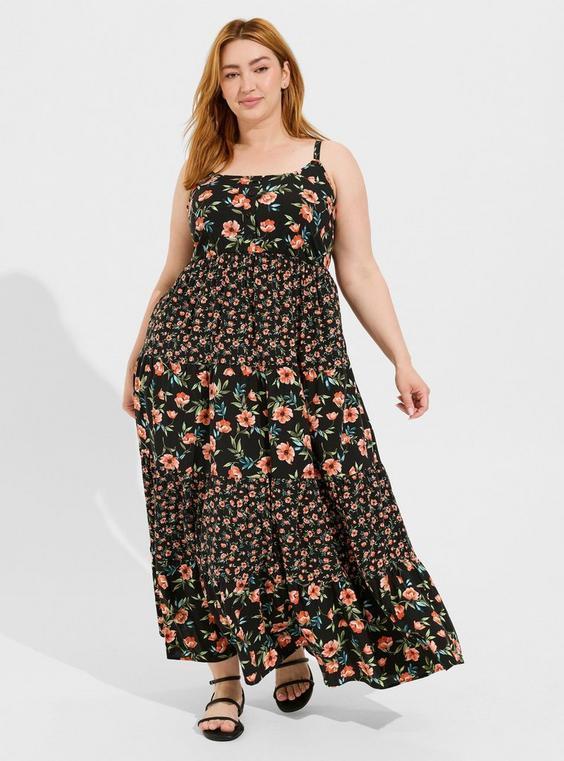 Maxi Challis Tiered Dress Product Image