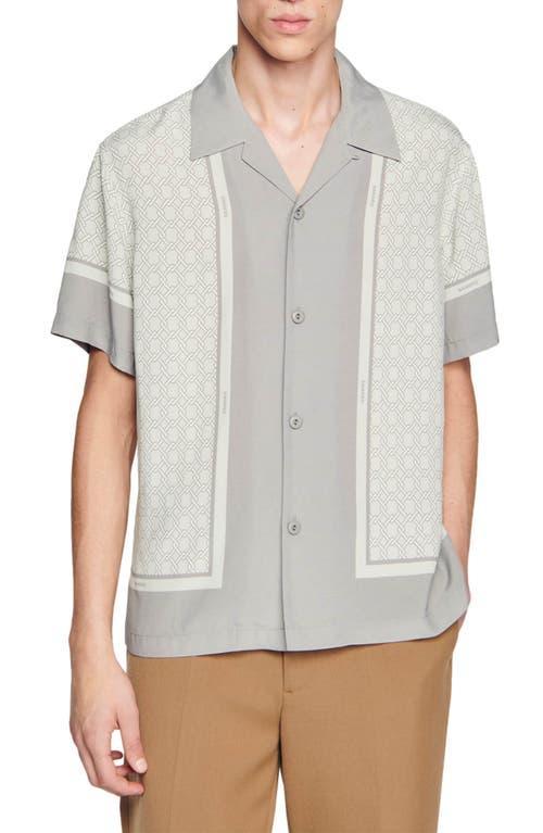 Mens Short Sleeved Patterned Shirt Product Image