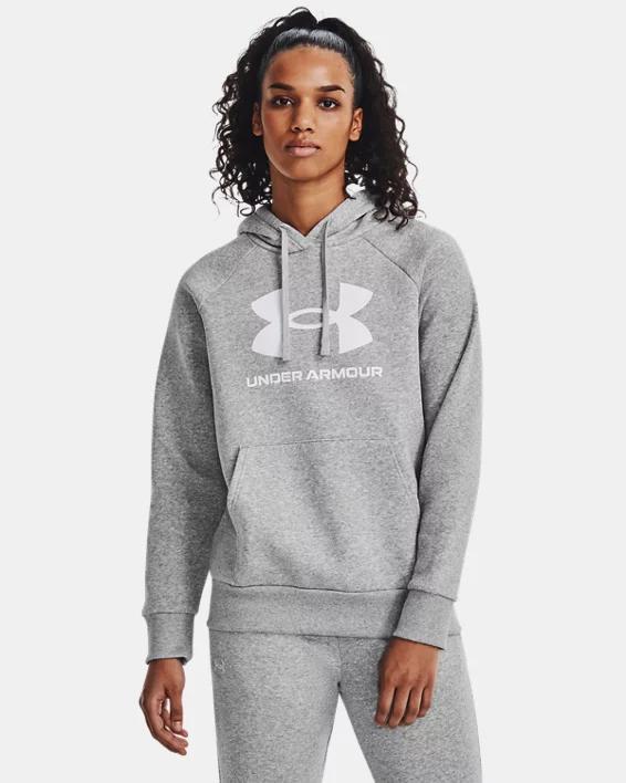 Womens UA Rival Fleece Big Logo Hoodie Product Image