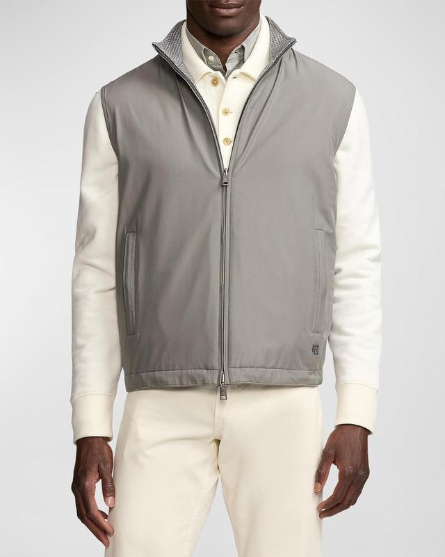 Mens Reversible Zip-Front Vest Product Image