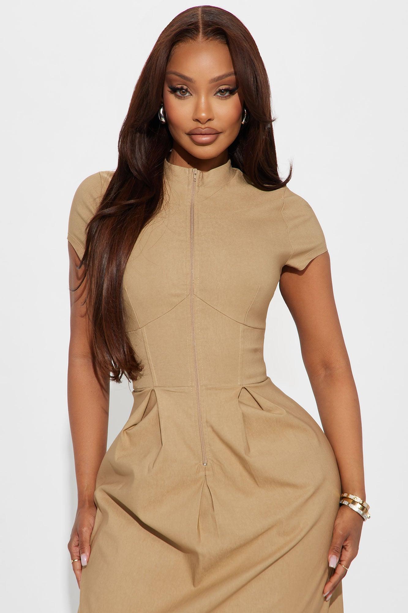 Too Busy To Care Maxi Dress - Mocha Product Image