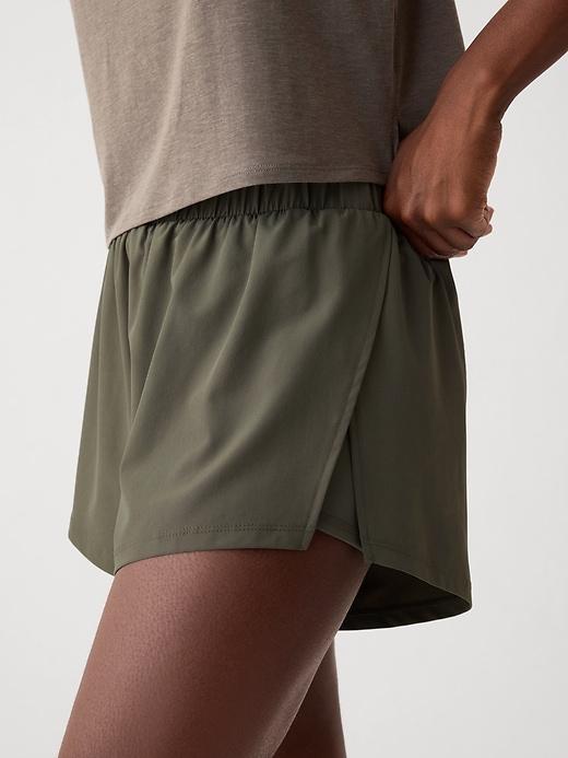 GapFit Mid Rise Dolphin Running Shorts Product Image