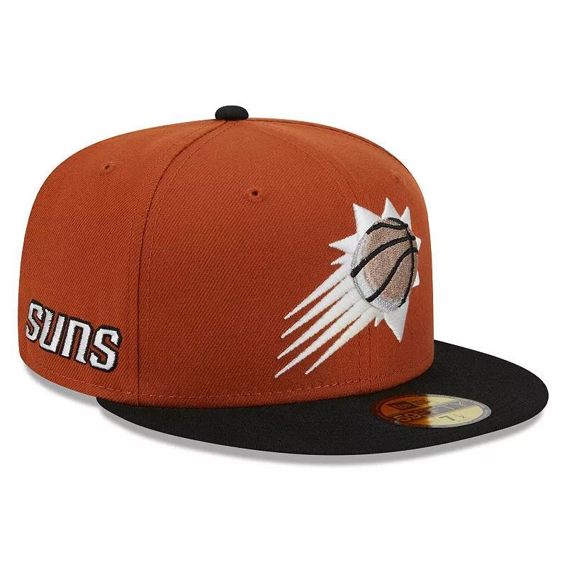 Mens New Era Rust/Black Phoenix Suns Two-Tone 59FIFTY Fitted Hat Product Image