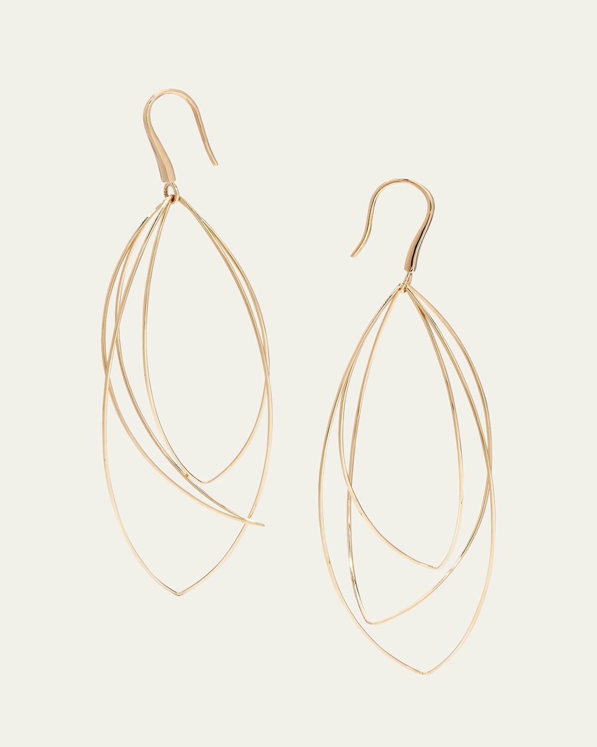 Lana Marquise Wire Drop Earrings Product Image