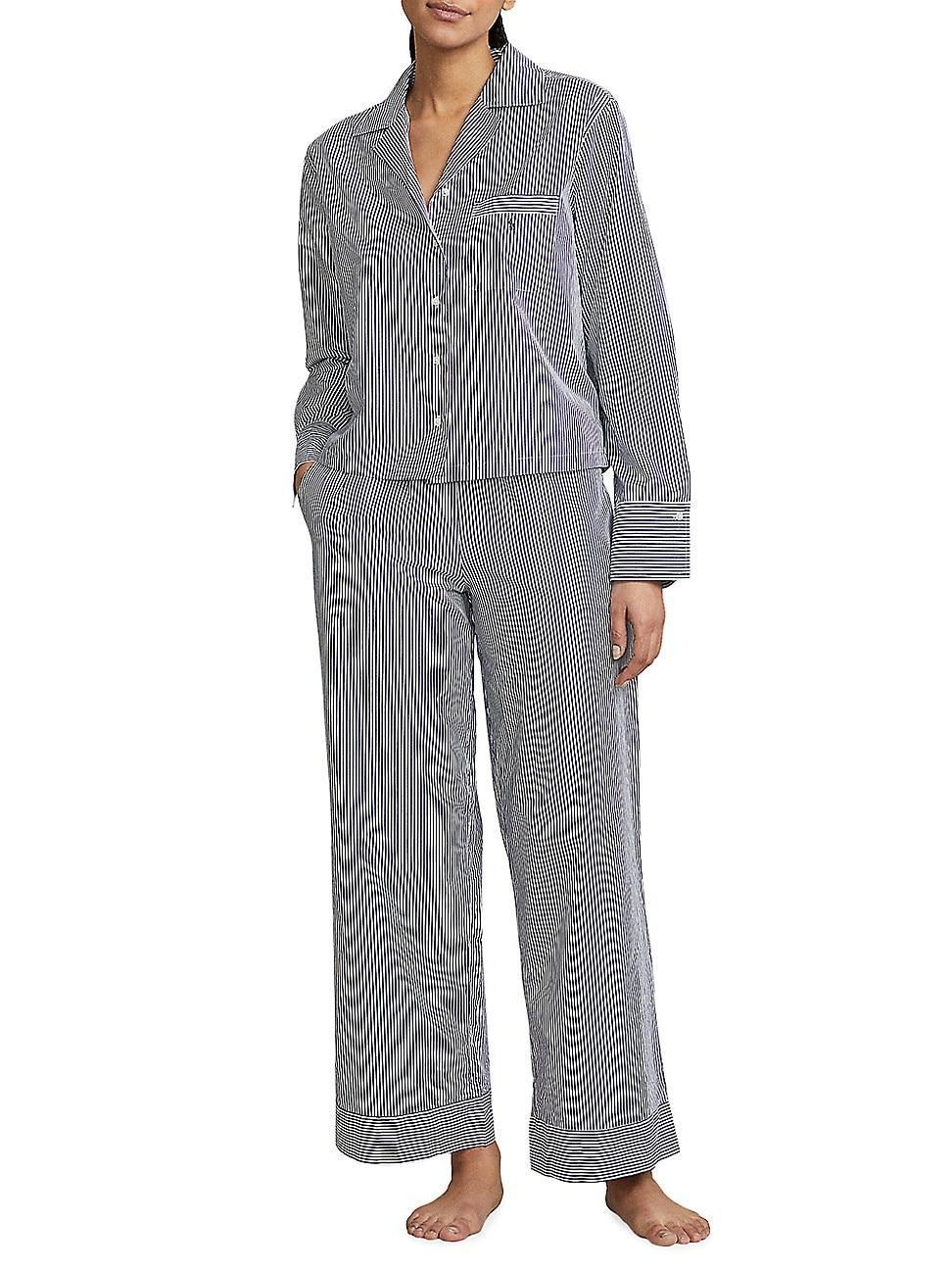 Bailey Woven Pajama Set Product Image