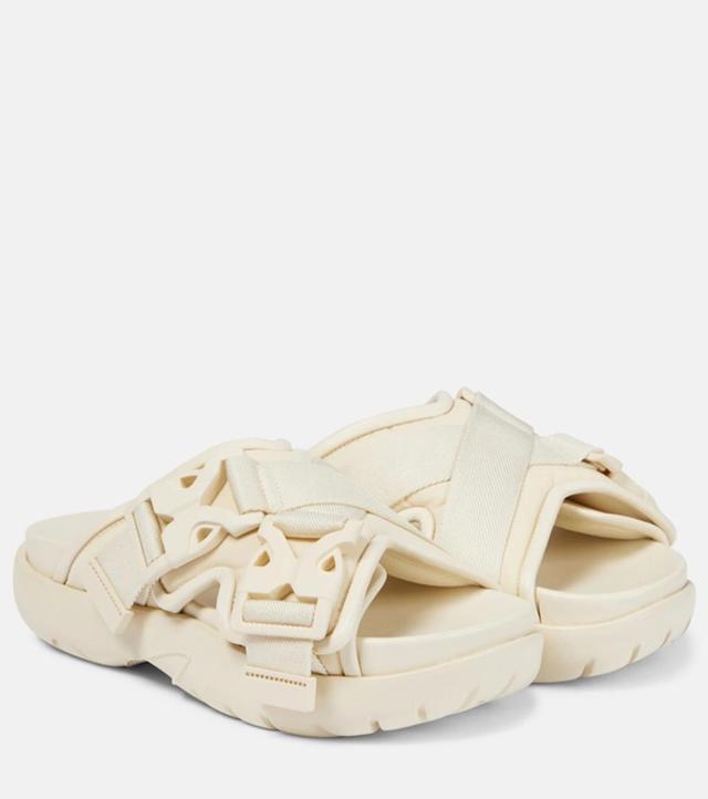 BOTTEGA VENETA Snap Slides In Beige Product Image