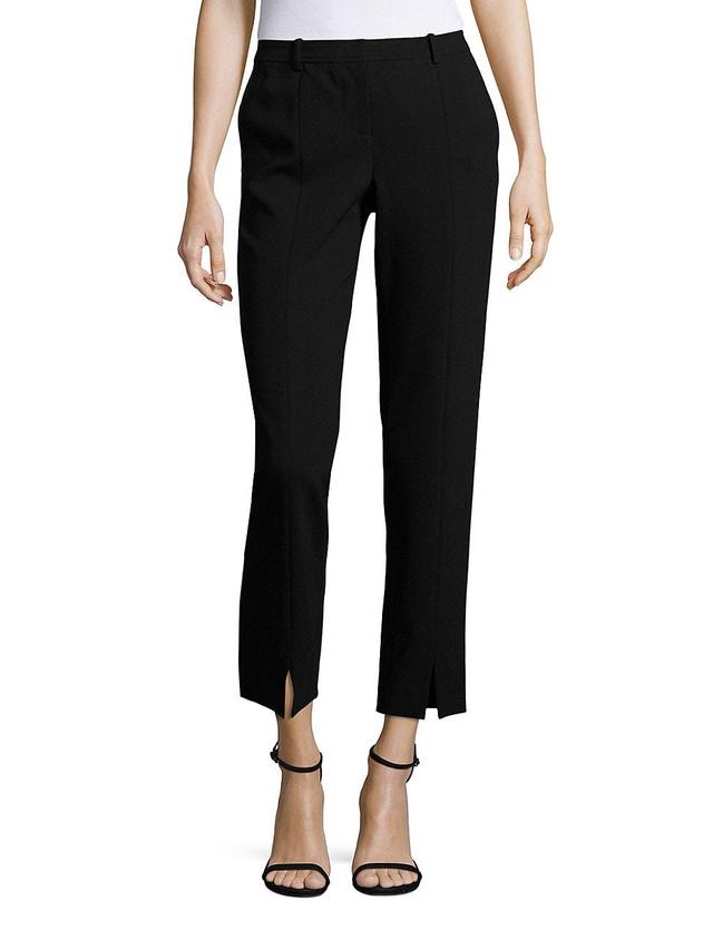 Womens Jennifer Pleated Straight-Leg Pants Product Image