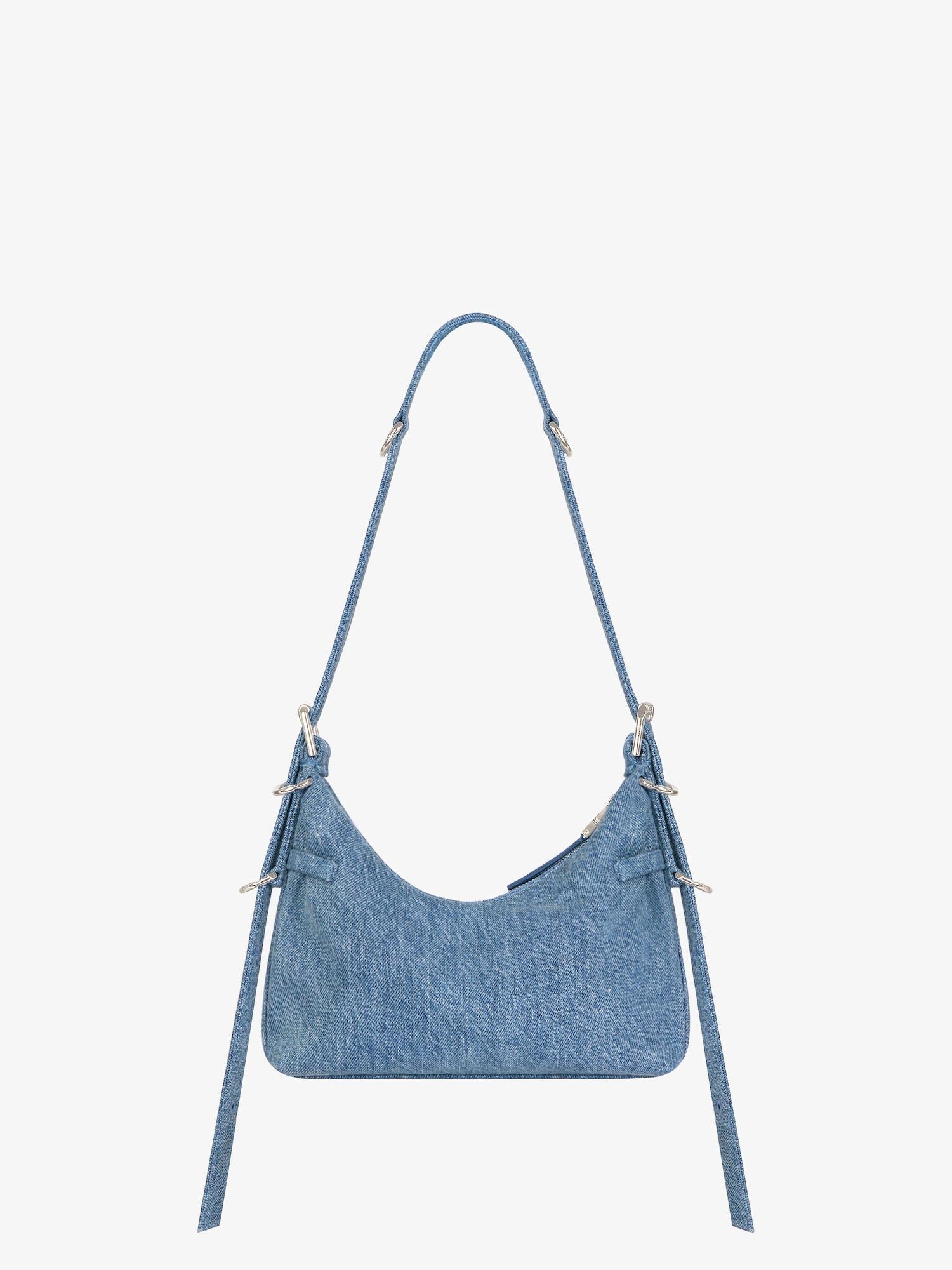 Mini Voyou bag in denim Product Image