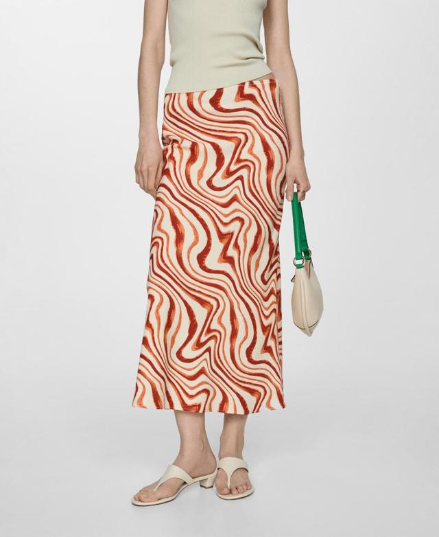 Women's Printed Long Skirt Product Image