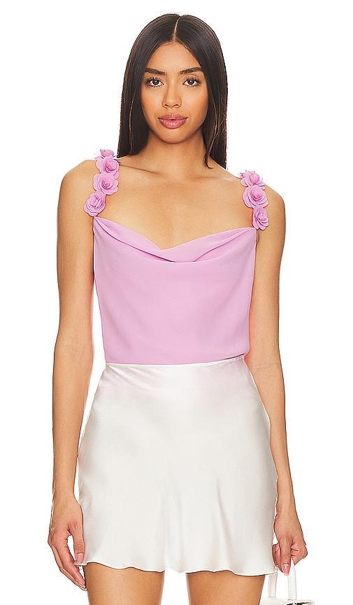 MAJORELLE Brittan Top in Pink. Product Image