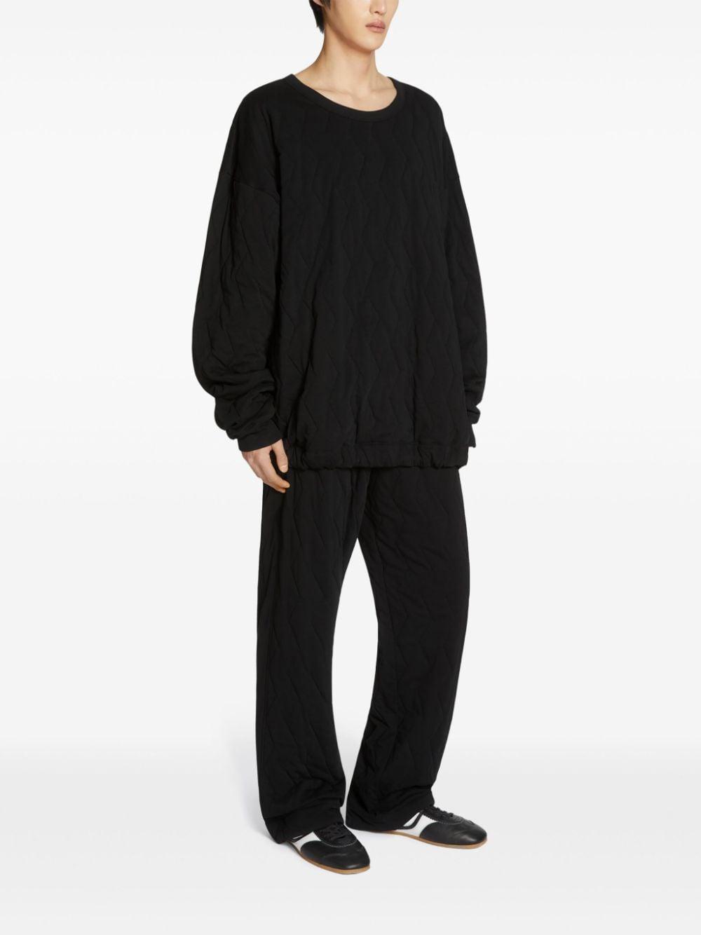 DRIES VAN NOTEN Loose Fit Trousers In Black Product Image