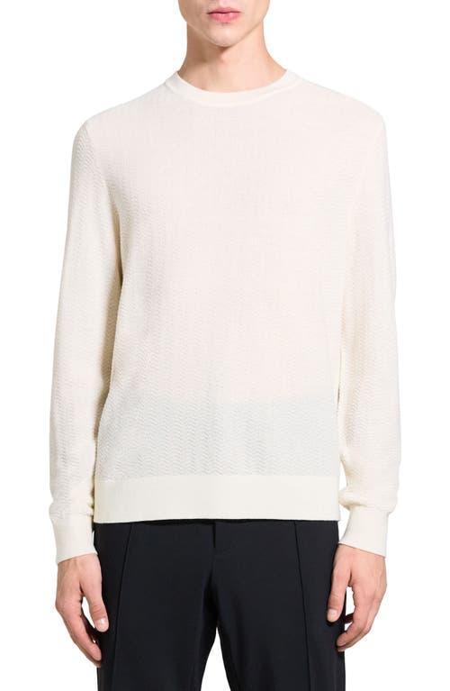 Theory Novo Merino Wool Blend Crewneck Sweater Product Image