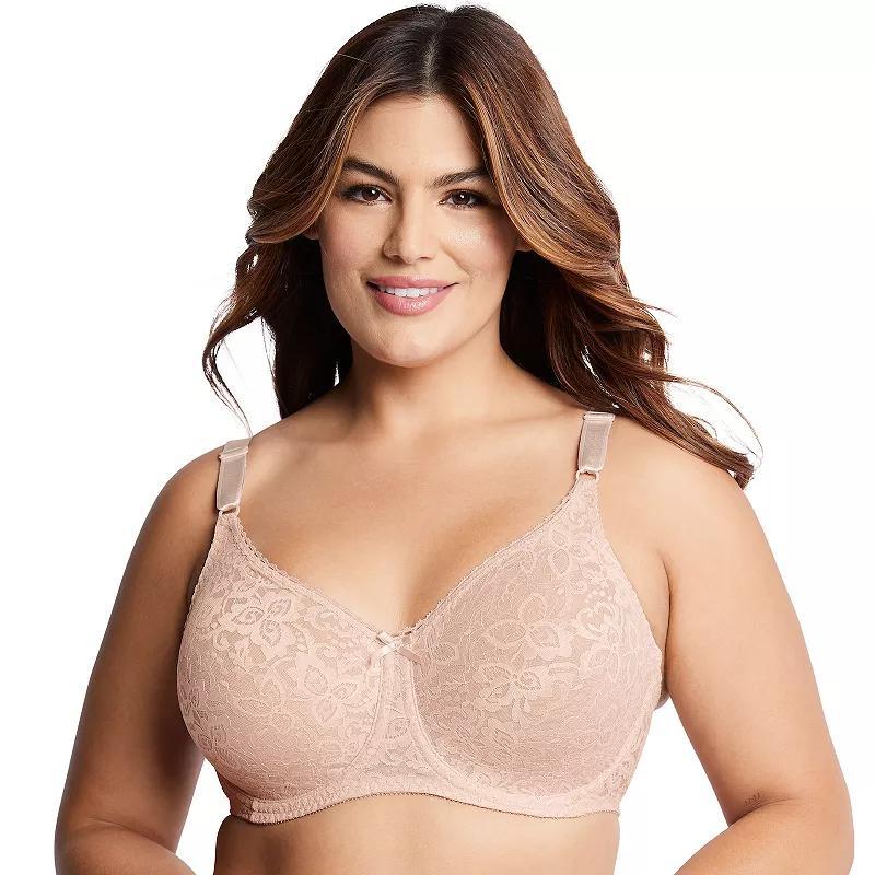 Bali Lace n Smooth Comfort-U Back Full-Figure Bra 3432, Womens Product Image