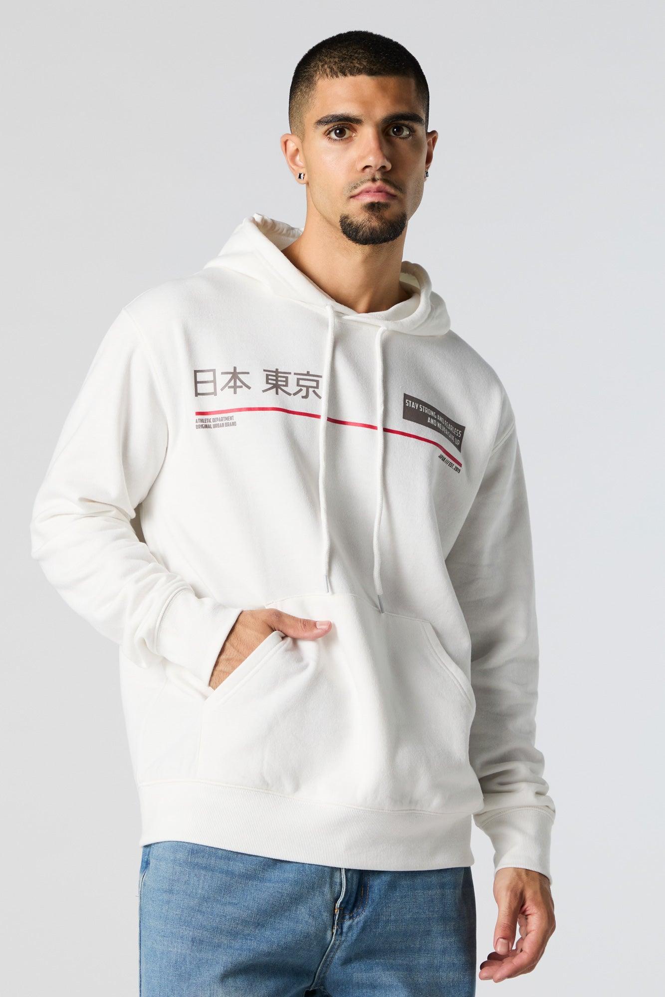 Tokyo Graphic Fleece Hoodie Male Product Image