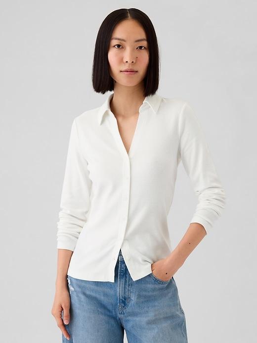 Modern Button-Down Shirt Product Image