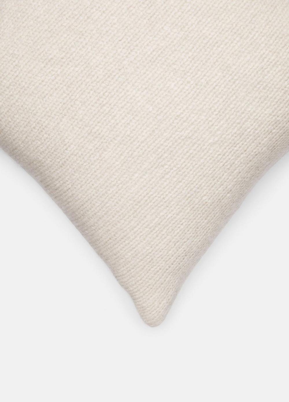 Wool and Cashmere Cardigan-Stitch Pillow Product Image