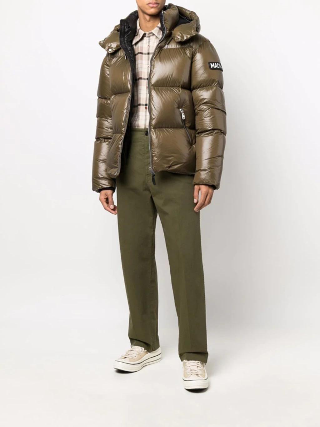 Kentz Padded Jacket In Green Product Image