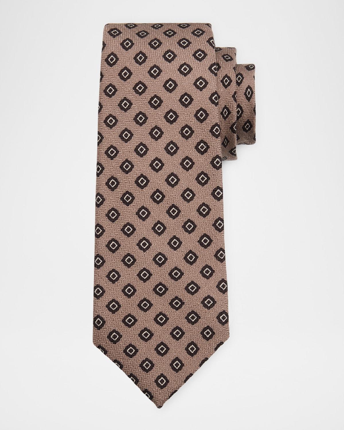 Men's Woven Paisley Silk Tie Product Image