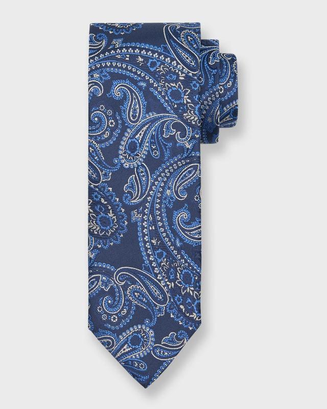 Mens Paisley Silk Jacquard Tie Product Image