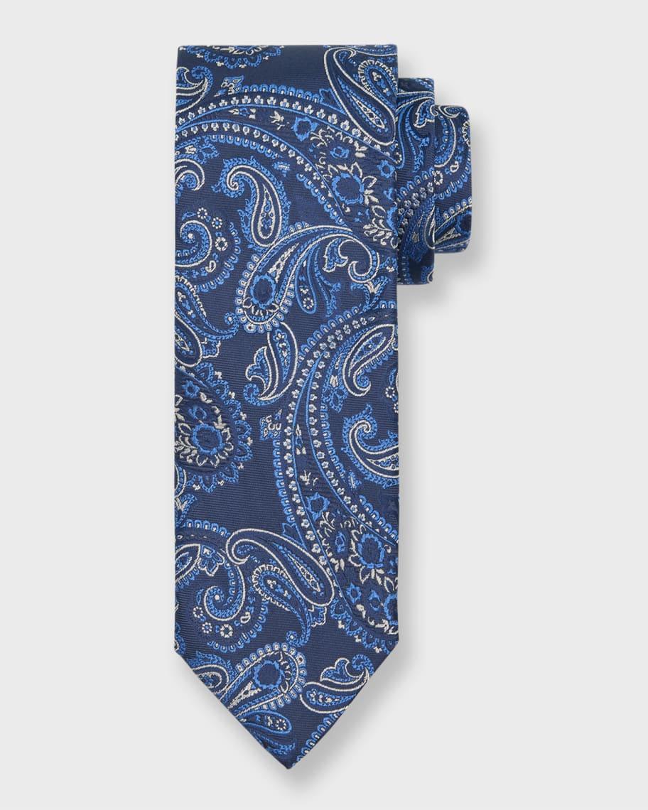 Men's Paisley Silk Jacquard Tie Product Image