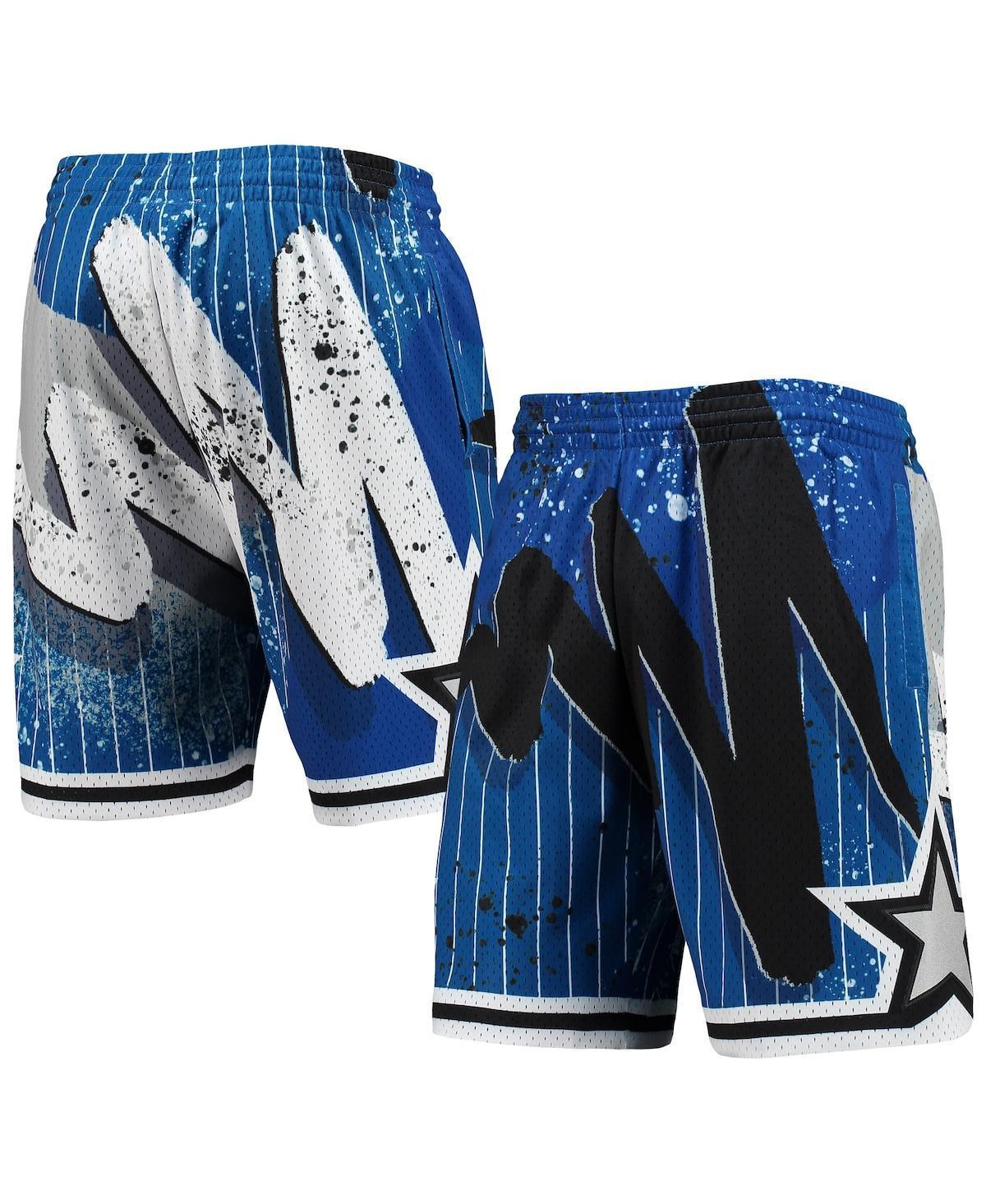 Mens Mitchell & Ness Blue Orlando Magic Hardwood Classics 1994 Hyper Hoops Swingman Shorts Product Image