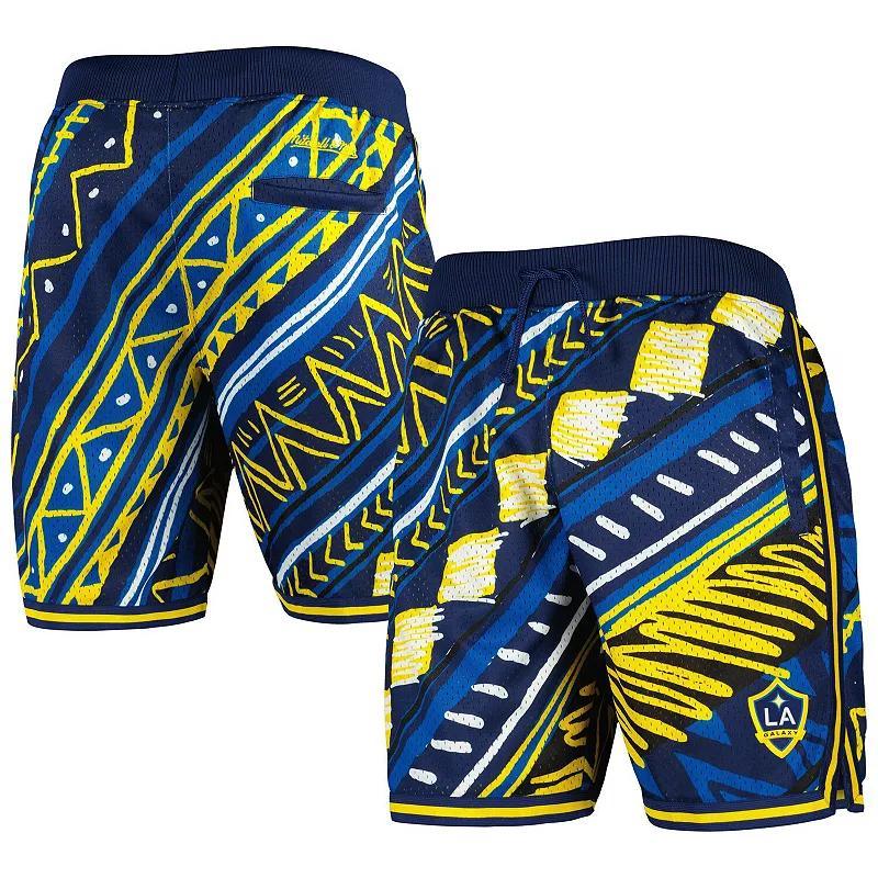 Mens Mitchell & Ness Navy La Galaxy Tribal Fashion Shorts Product Image