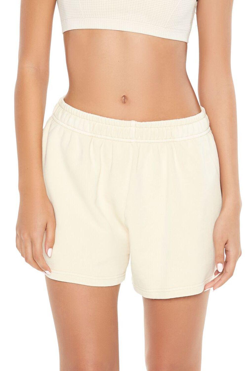 French Terry Mid-Rise Shorts | Forever 21 Product Image