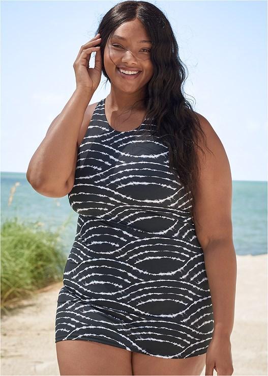 Sexy Slimming Swim Dress Product Image