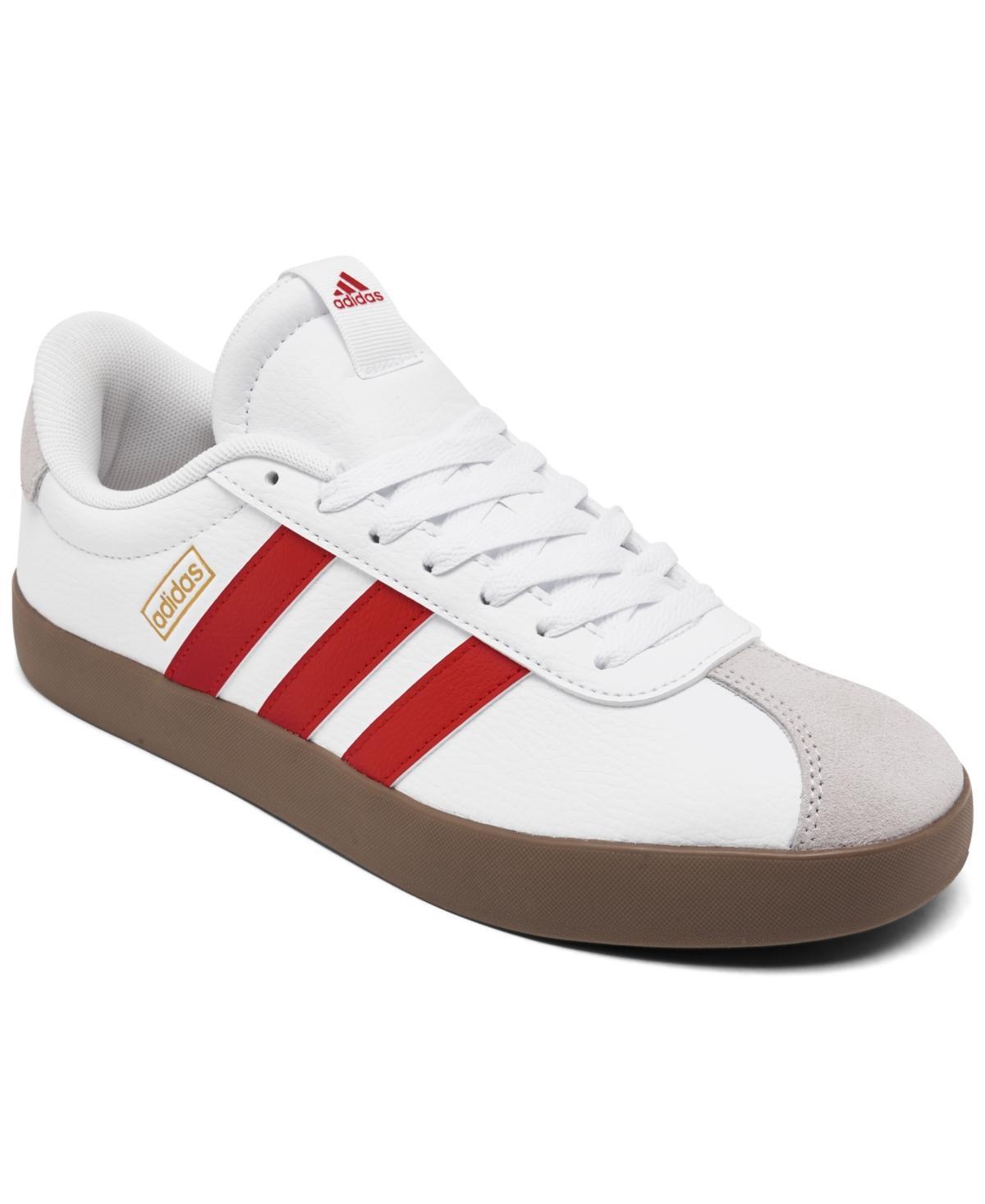 adidas Womens Vl Court 3.0 Casual Sneakers from Finish Line - White, Core Black Product Image