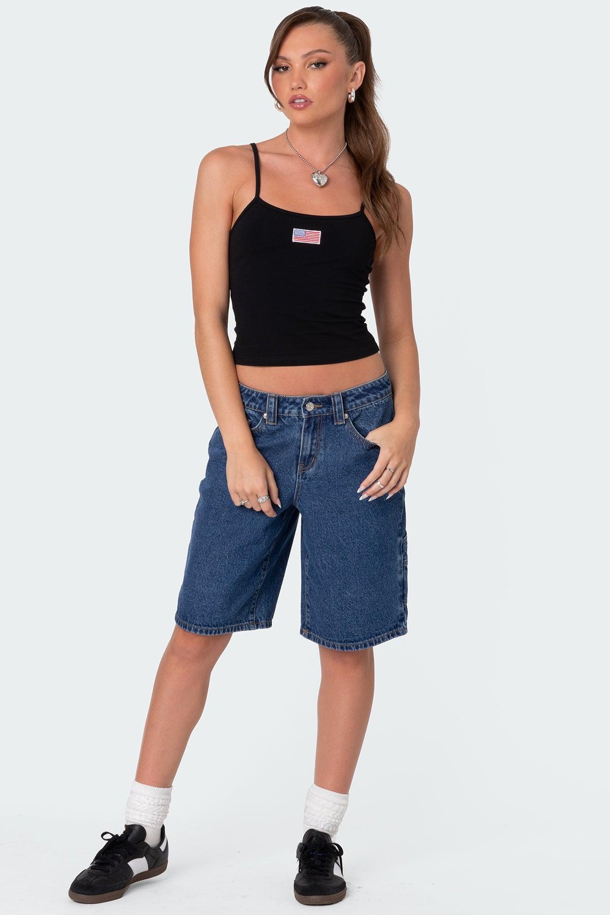 Stargirl Denim Bermuda Shorts Product Image