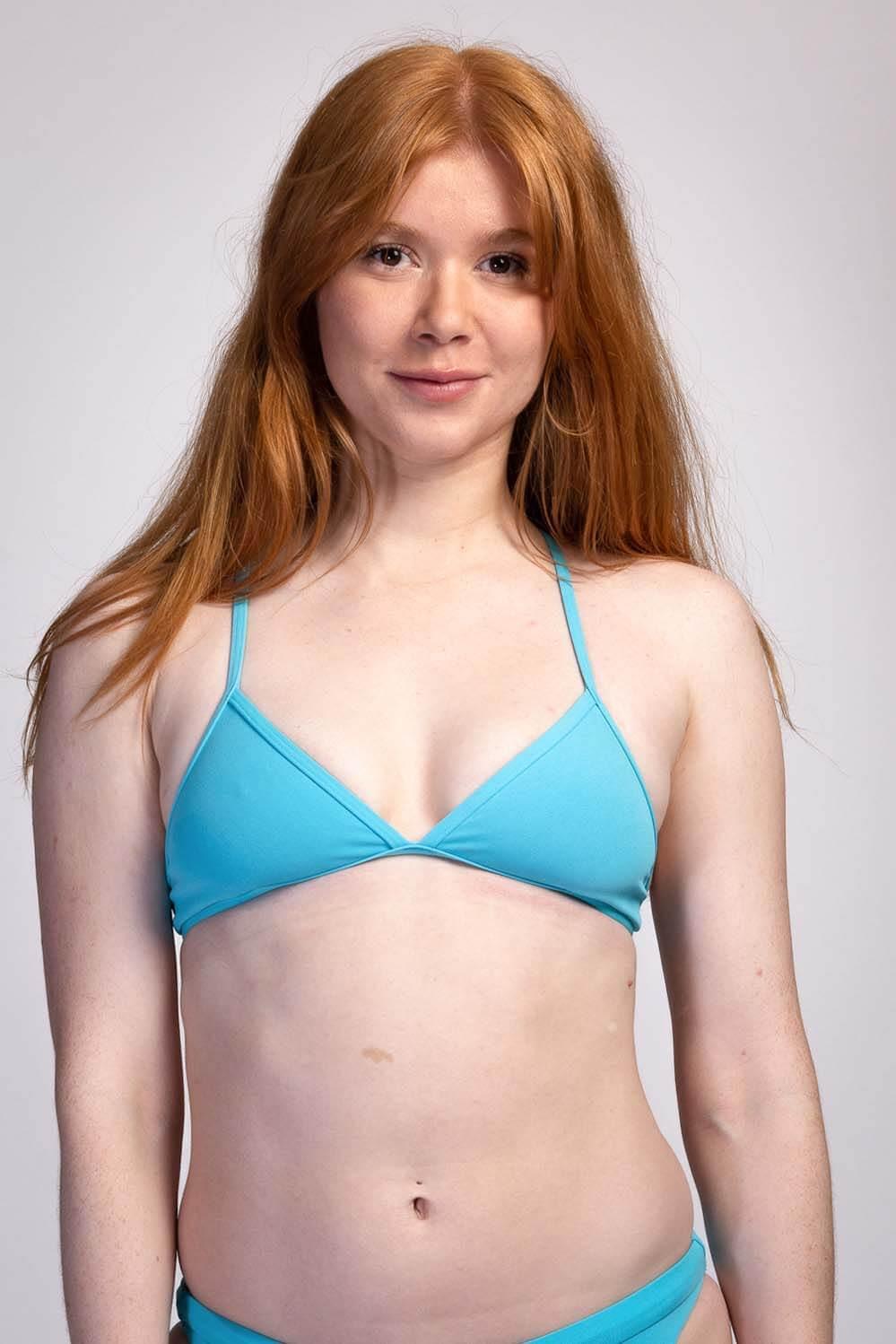 Ohara Bikini Top - Hawaii Blue Female Product Image