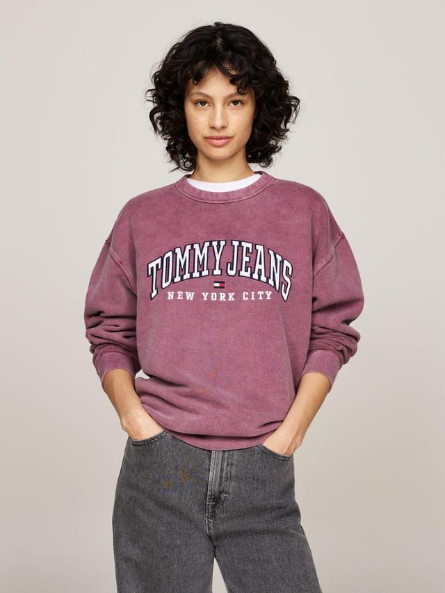 Tommy Hilfiger Women's Embroidered Classic Tommy Logo Sweatshirt Product Image