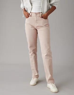 AE Stretch Super High-Waisted Straight Jean Product Image