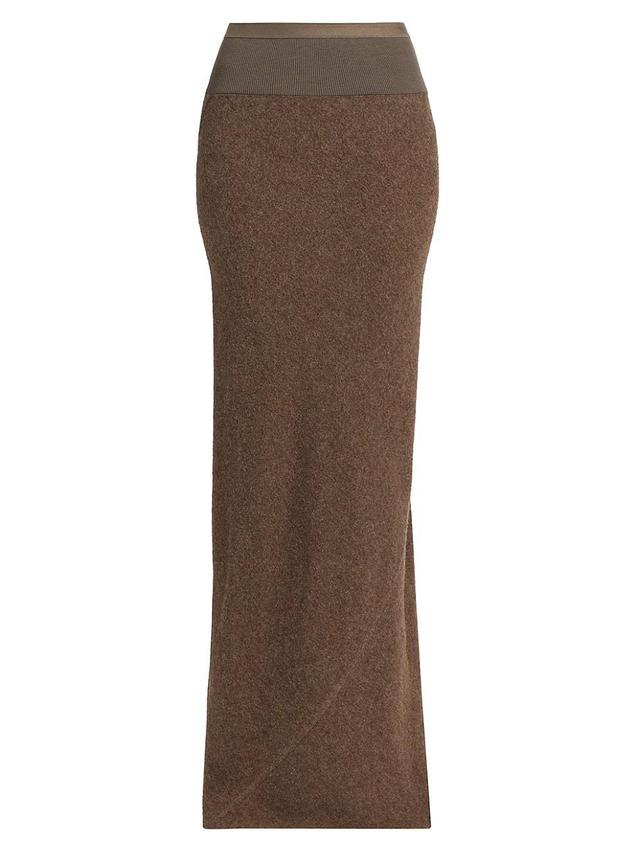 Womens Coda Wool Maxi Skirt Product Image